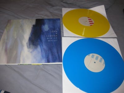John K. Samson "Winter Wheat" Epitaph. 1st Press. Yellow LP + S/S Yellow LP With Etched D Side/???