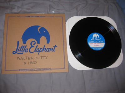 Walter Mitty & His Makeshift Orchestra "Little Elephant Session" Little Elephant. Lathe Cut. #2