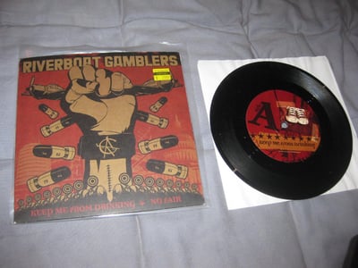 Riverboat Gamblers "Keep Me From Drinking/No Fair" Volcom Entertainment. ? Press. Black/???
