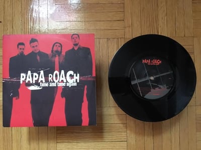 Papa Roach - Time And Time Again | Dreamworks | 1st Press | Black /????