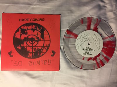 Happy Diving - So Bunted - 1st press - Clear with Red Splatter /100
