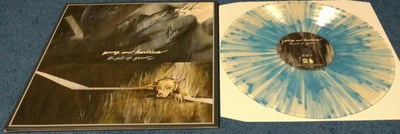 Young and Heartless- The Pull of Gravity (Clear w/ Blue Splatter) Hopeless Records Pressing SIGNED