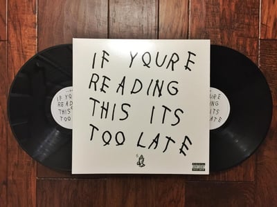 Drake | If You're Reading This It's Too Late (2xLP) | 1st pressing | Black /?