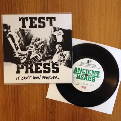 RXR-047 Ancient Heads - It Can't Rain Forever - Test Press #3/24