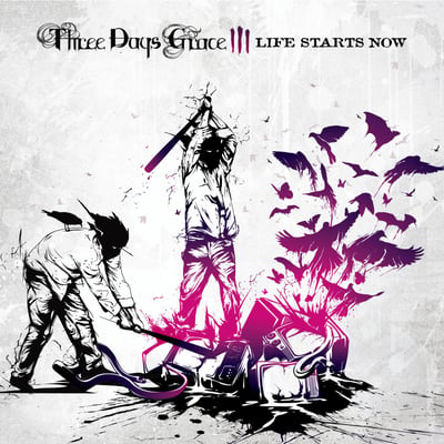 Three Days Grace || Life Starts Now || Black || 150g || 1st Press || 2016 || Jive ‎– 88985346011