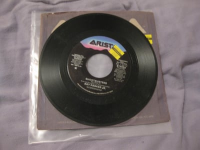 Ray Parker Jr. "Ghostbusters" Arista. Black.