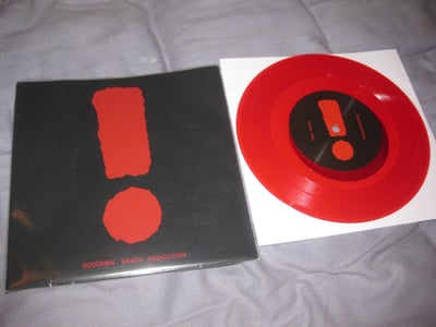 The Ergs! "Goddamn Death Dedication" Woah Oh Records. 1st Press. Red/???