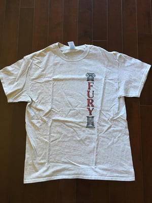Fury - "End Is Nigh" *Red Font* - Grey Shirt - Large (2015)