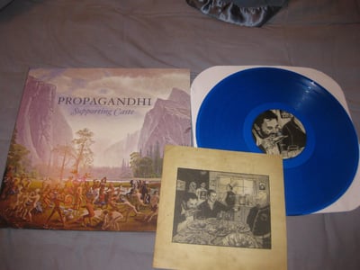 Propagandhi "Supporting Caste" G7 Welcoming Committee Records/Smallman Records. ?? Press. Translucent Blue/500
