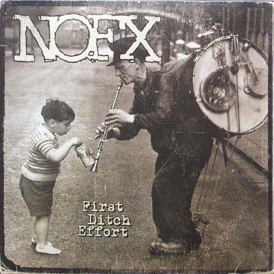 NOFX - First Ditch Effort - Bone w/Bronze Splatter /1515