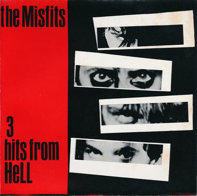 Misfits - 3 Hits From Hell - Black (with red labels) /3000