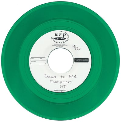 Dead To Me / The Flatliners - UTI #16 - Test Press #9/20