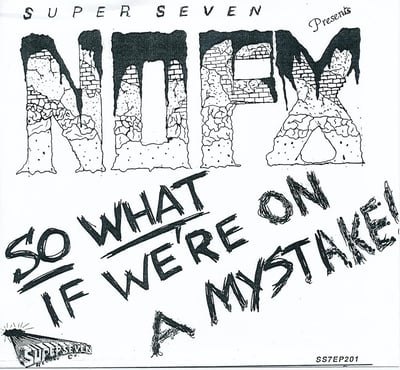 NOFX - So What If We're On Mystic EP - Black (with RKL Label, cover version 1) /102