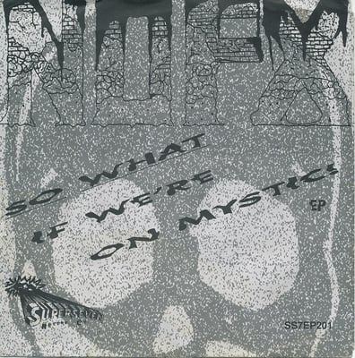 NOFX - So What If We're On Mystic EP - Dutch East - Black (with skull b-side) /500