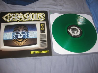 Cobra Skulls "Sitting Army" Red Scare/Gunner Records. ? Press. Green/???