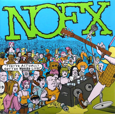 NOFX - They've Actually Gotten Worse Live - Dark Purple and Light Grey /521