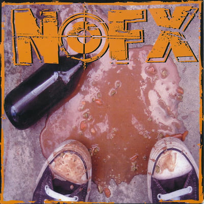 NOFX - 7 Inch Of The Month Club #02 - Black - Black Label, Blue Logo, # Right /2205