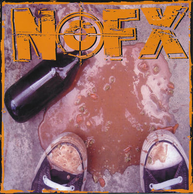NOFX - 7 Inch Of The Month Club #02 - Orange - Black Label, Blue Logo, # Right /3190