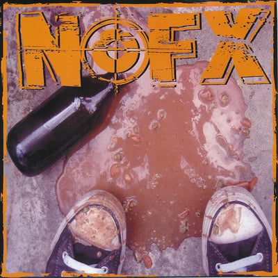 NOFX - 7 Inch Of The Month Club #02 - Orange - Blue Label, Black Logo, # Left /3190
