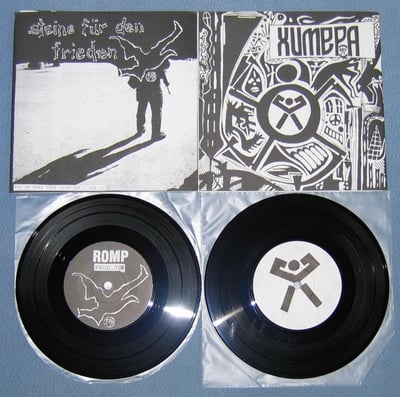 Steine fur den frieden / Ð¥Ð¸Ð¼ÐµÑ€Ð° - Split 7" | Romp prod, prod.-003 | black