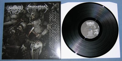 Sanctum / Stormcrow - Split 12" | No options, no-09 | black, gatefold