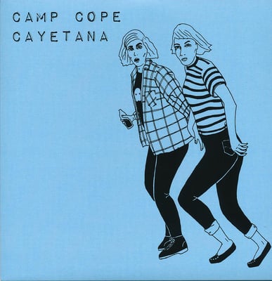 Camp Cope / Cayetana - Split 7" - Clear w/Blue, Pink Splatter
