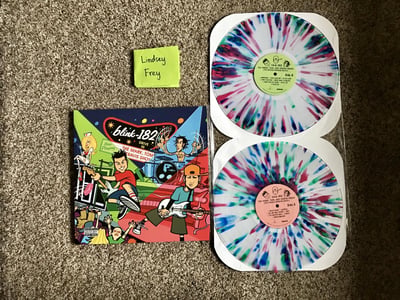 Blink 182 - The Mark, Tom and Travis Show - Clear w/Pink Green Blue Splatter 2xLP (Hot Topic Exclusive) - /3000
