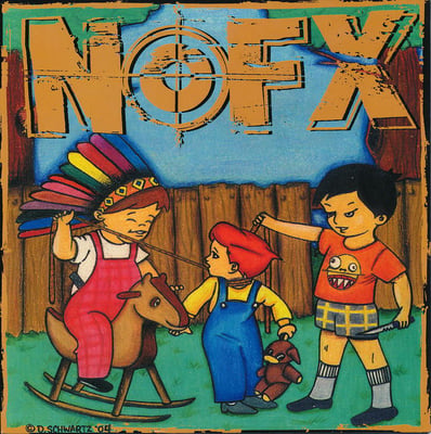 NOFX - 7 Inch Of The Month Club #09 - Blue - Black Label, Blue Logo, # Right /3150