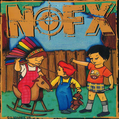 NOFX - 7 Inch Of The Month Club #09 - Blue - Blue Label, Black Logo, # Left /3150