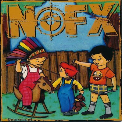 NOFX - 7 Inch Of The Month Club #09 - Light Blue - Black Label, White Logo, # Left /3300