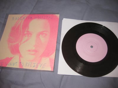 Radiator Hospital "I Want To Believe" Stupid Bag Records. 1st Press. Purple Brown Mix/300