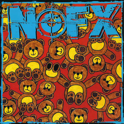 NOFX - 7 Inch Of The Month Club #10 - Black - Black Label, Blue Logo, # Right /2199