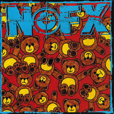 NOFX - 7 Inch Of The Month Club #10 - Cranberry - Blue Label, Black Logo, # Left /3298