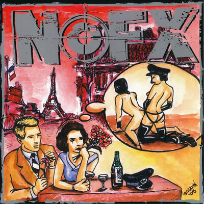 NOFX - 7 Inch Of The Month Club #11 - Black - Blue Label, Black Logo, # Right /500