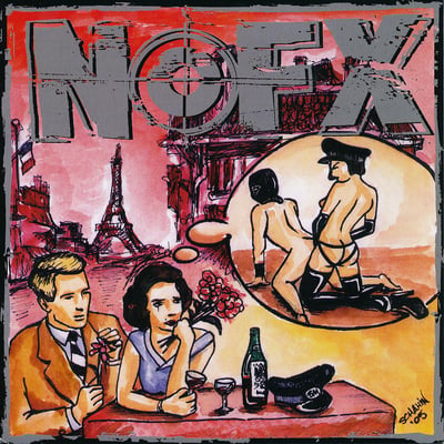NOFX - 7 Inch Of The Month Club #11 - Grey - Black Label, White Logo, # Left /3262