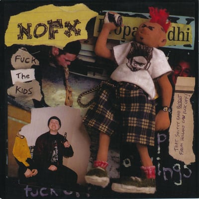 NOFX - Fuck The Kids - 3rd Press - Black