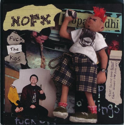 NOFX - Fuck The Kids - Green (with slight black smoke)
