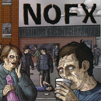NOFX - Regaining Unconsciousness - Light Grey Marbled /10,237