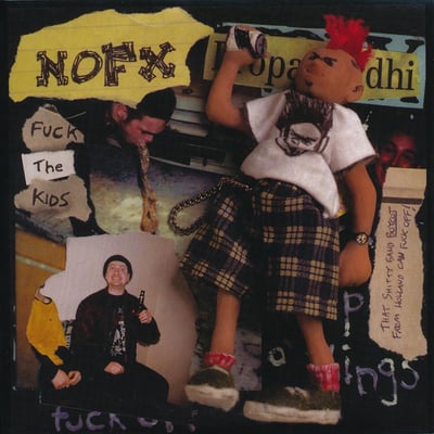 NOFX - Fuck The Kids - 126 Inches Box Set - Black and Yellow Swirl /1,207