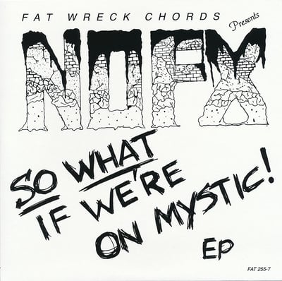 NOFX - So What If We're On Mystic EP - 126 Inches Box Set - Gold /1,792