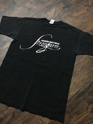 Strongarm - furnace fest 2000 script logo (OG, black, 2000 L)