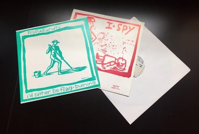 Propagandhi - 10" - I'd Rather Be Flag Burning (green cover)