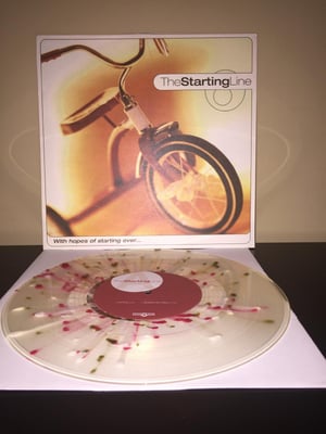 The Starting Line | With Hopes Of Starting Over... | Clear w/W ite, Red & Gold Splatter /200 !st Press