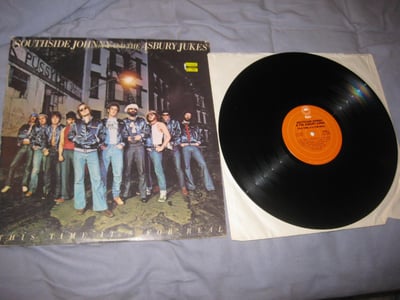 Southside Johnny And The Asbury Jukes "This Time It's For Real" Epic. Black.