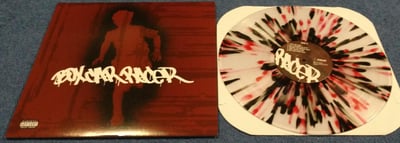 Box Car Racer- S/T (Black & Red Splatter on Clear) Third Pressing Hot Topic Exclusive