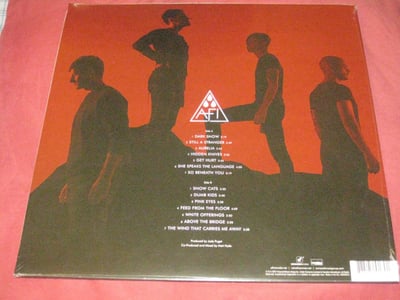 AFI AFI (The Blood Album) 2017 Concord Records Red With Black (SRCvinyl,Fork Radio) EU Edition