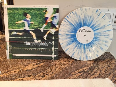 The Get Up Kids - Four Minute Mile - ? press - White with Blue Splatter /4000