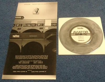 Aviator - Heaven's Gate b/w Death's Door (Marble Grey)/100 First Pressing Head2Wall Records Exclusive