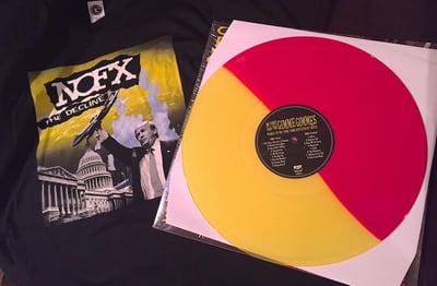 Me First And The Gimme Gimmes - 12" - Rake It In (red/yellow split)