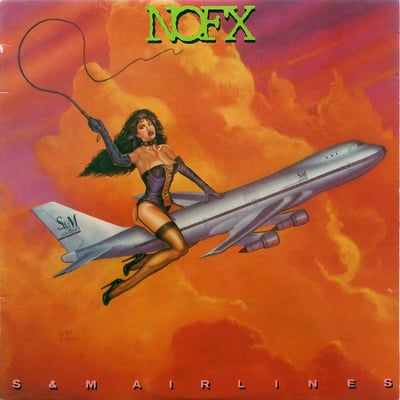NOFX - S&M Airlines - 2nd Press - Black